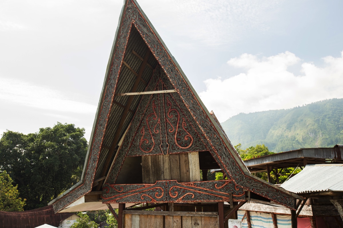 Lake Toba Batak architecture