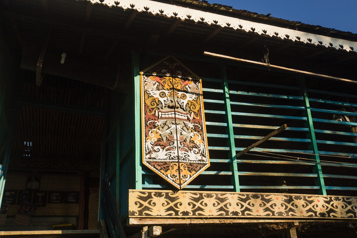 Melapi Longhouse Kalimantan
