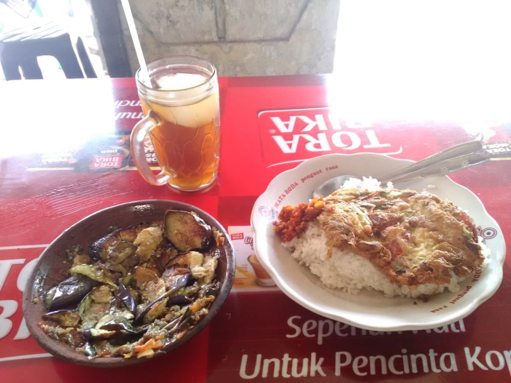 Nasi Terong Telur Dadar